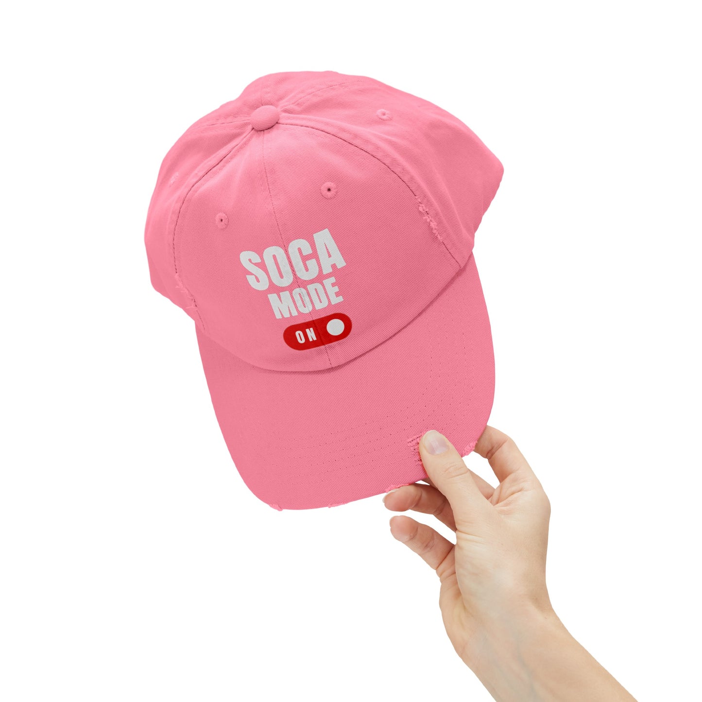Soca Mode On Distressed Cap