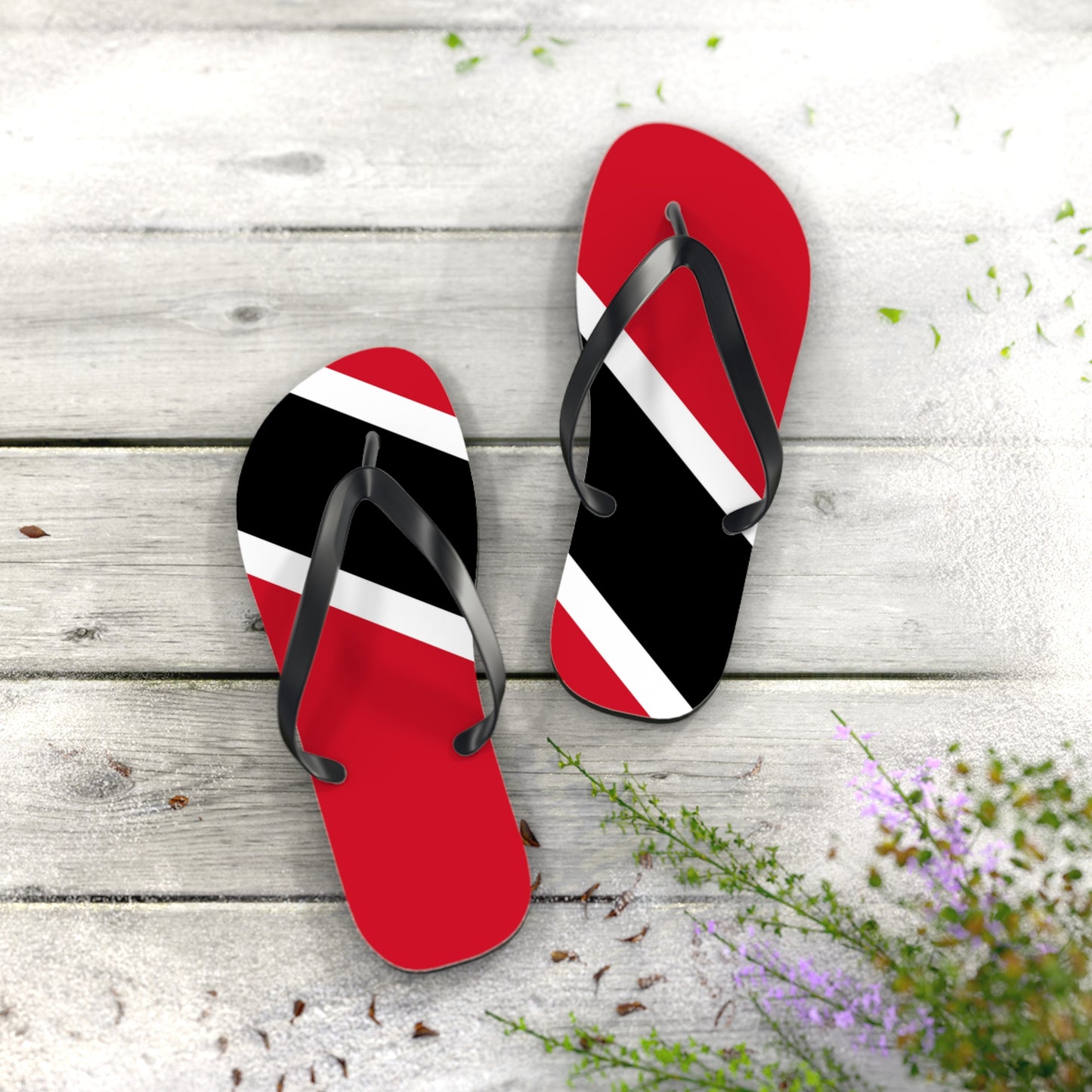 Trini Flag Flip Flops