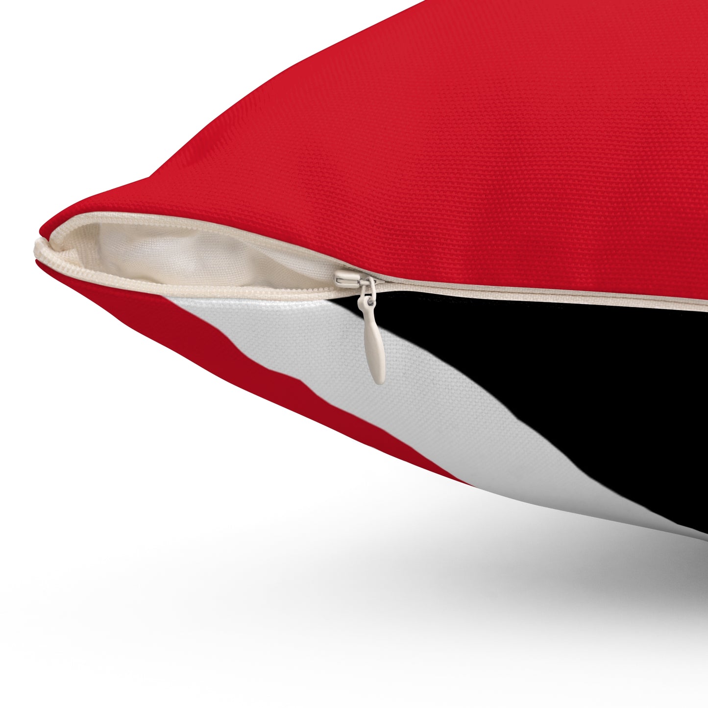 Red White and Black Pillow (14x14)