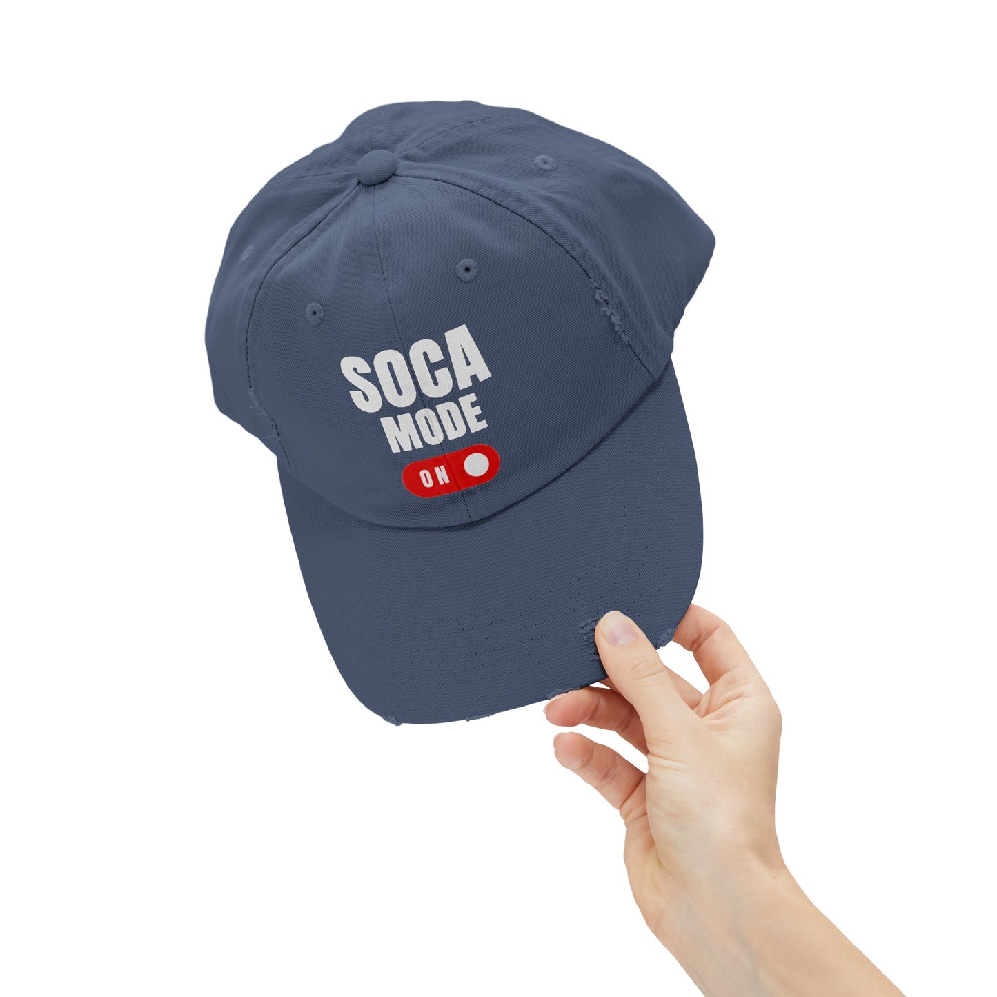 Soca Mode On Distressed Cap