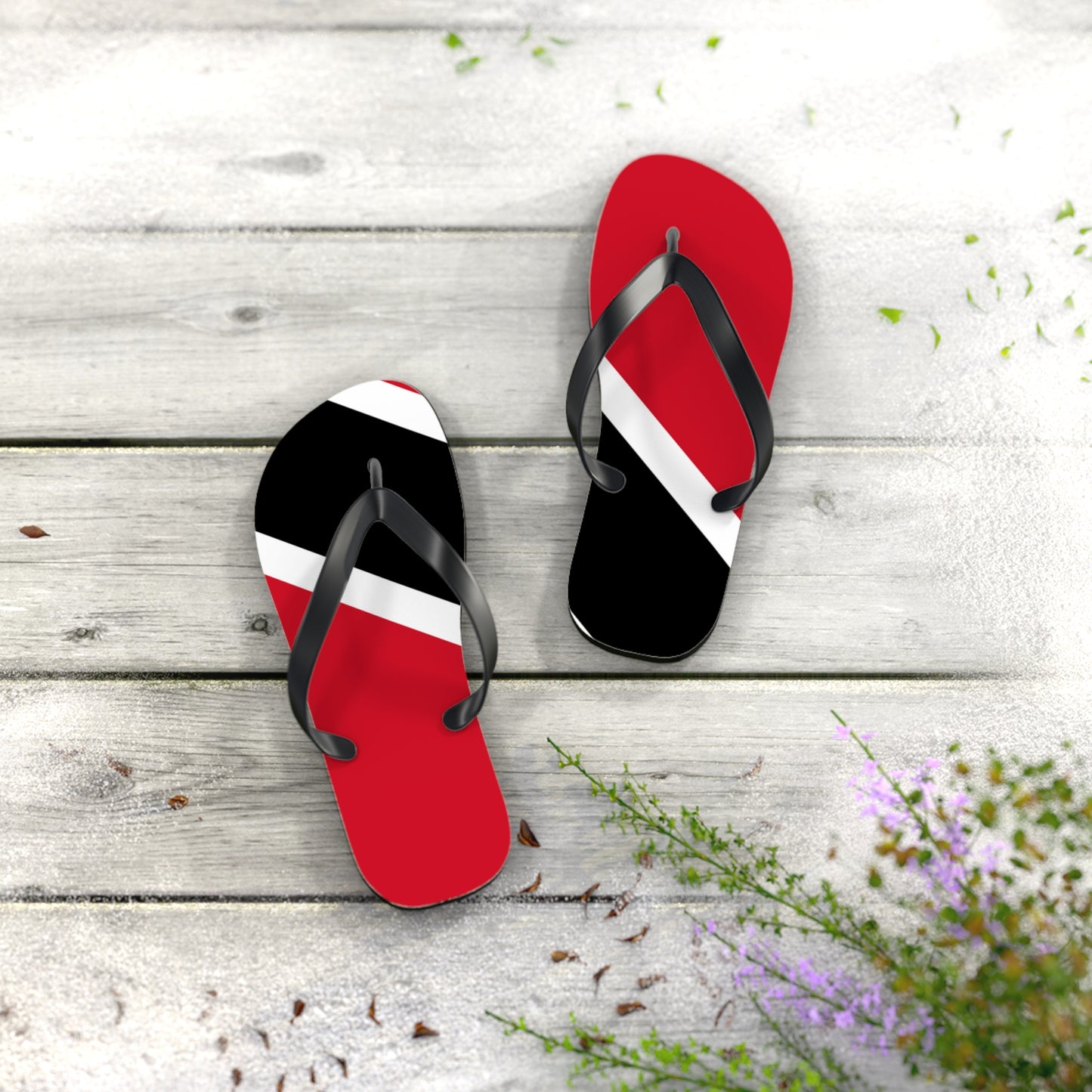 Trini Flag Flip Flops