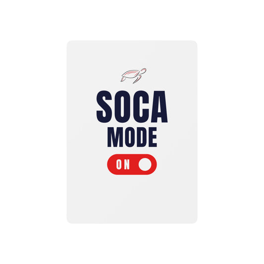 Soca Mode On Playing Cards