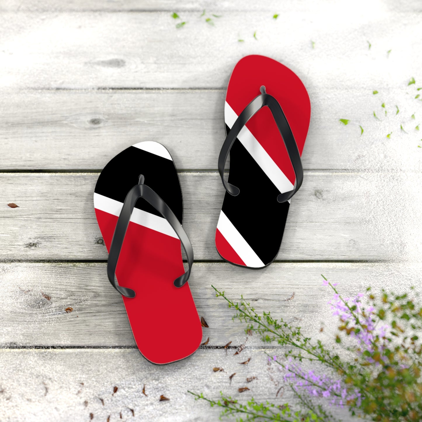 Trini Flag Flip Flops