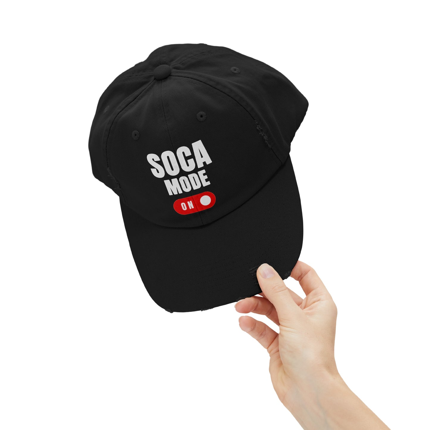 Soca Mode On Distressed Cap