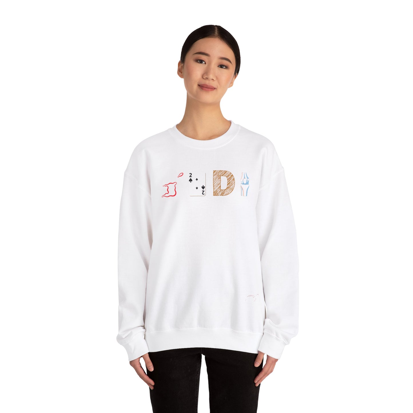 Trini 2 D Bone Crewneck Sweatshirt