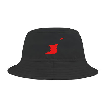 Red Trinidad and Tobago Bucket Hat