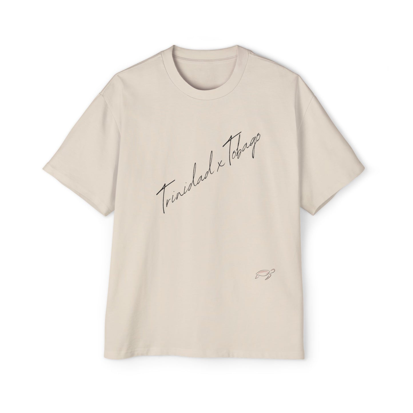 Oversized Trinidad x Tobago Cursive Tee