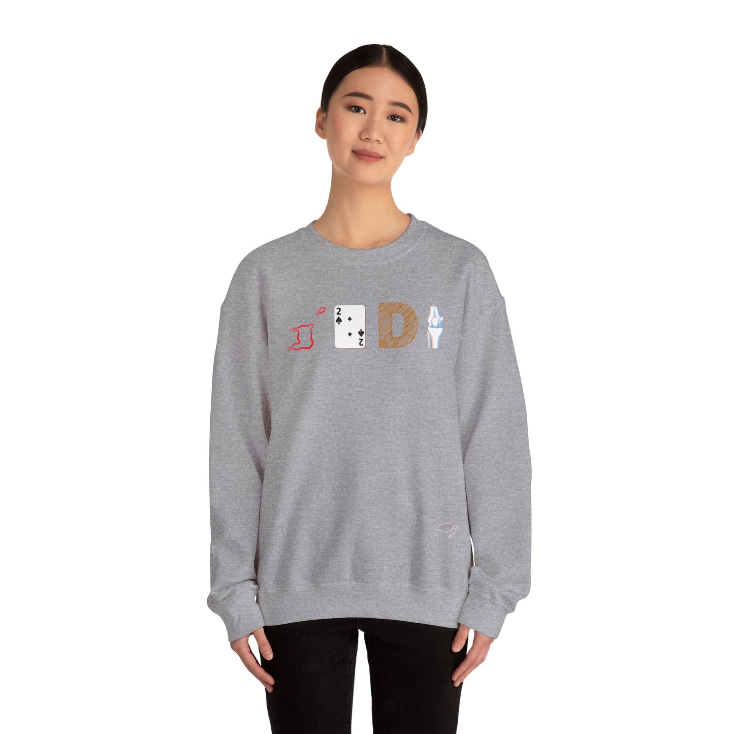 Trini 2 D Bone Crewneck Sweatshirt