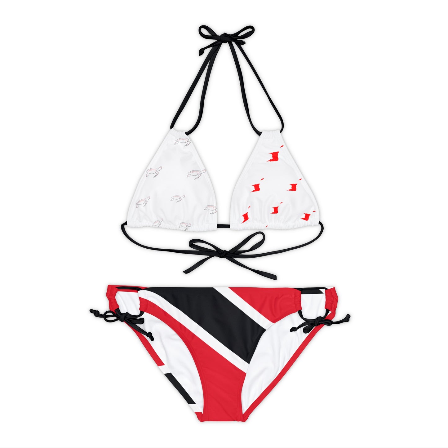 Trini Flag and Logo Bikini Set