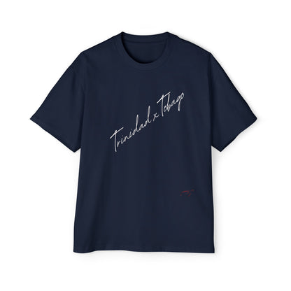 Oversized Trinidad x Tobago Cursive Tee