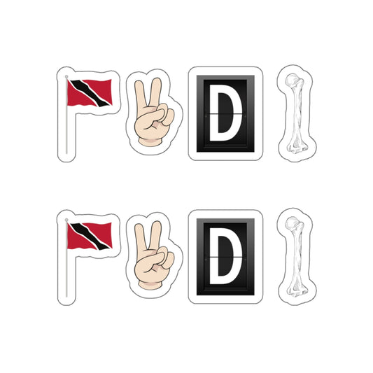 Trini 2 D Bone Stickers (x2)